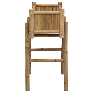 Bambus Gartenpflanzer mit Halter