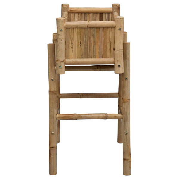 Bambus Gartenpflanzer mit Halter