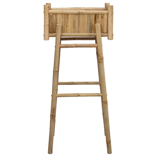 Bambus Gartenpflanzer mit Halter