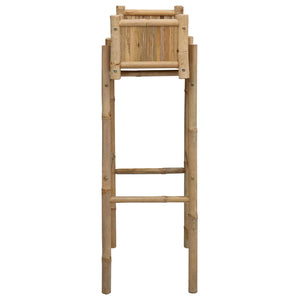 Bambus Gartenpflanzer mit Halter