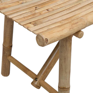 Gartenbank Bambus Natur 110cm