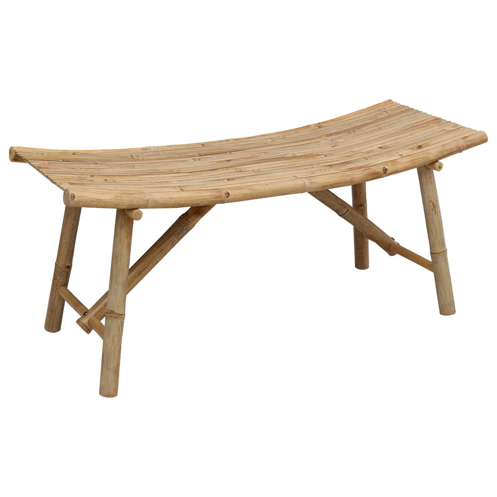 Gartenbank Bambus Natur 110cm