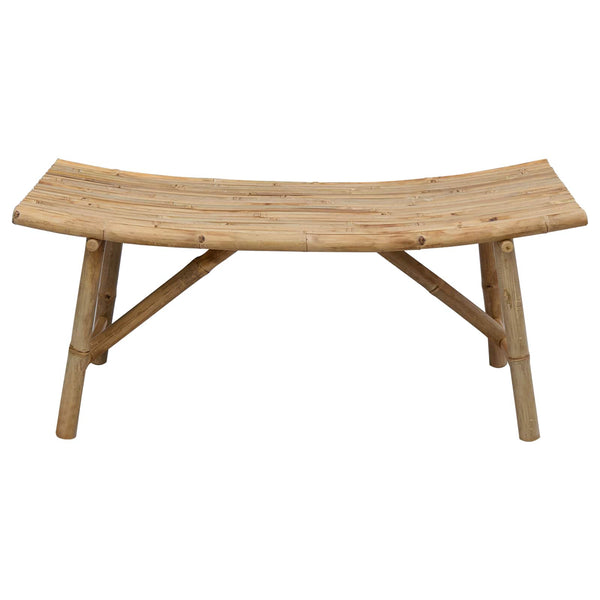 Gartenbank Bambus Natur 110cm