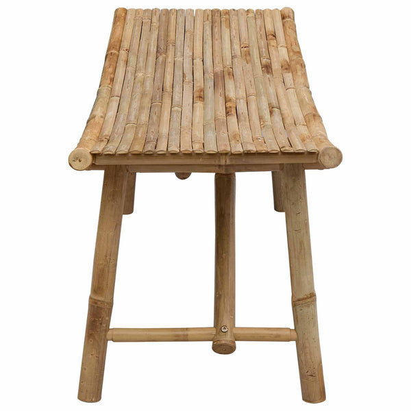 Gartenbank Bambus Natur 110cm