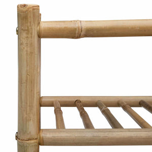 Bambus Schuhregal mit Ablage Natur