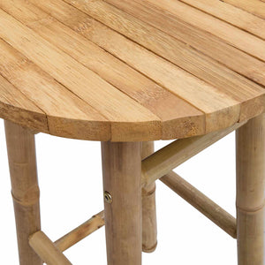 Bambus Gartenhocker Natur