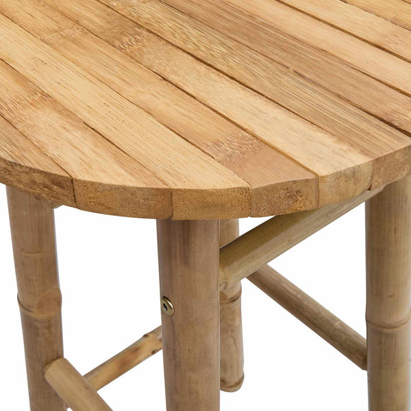 Bambus Gartenhocker Natur