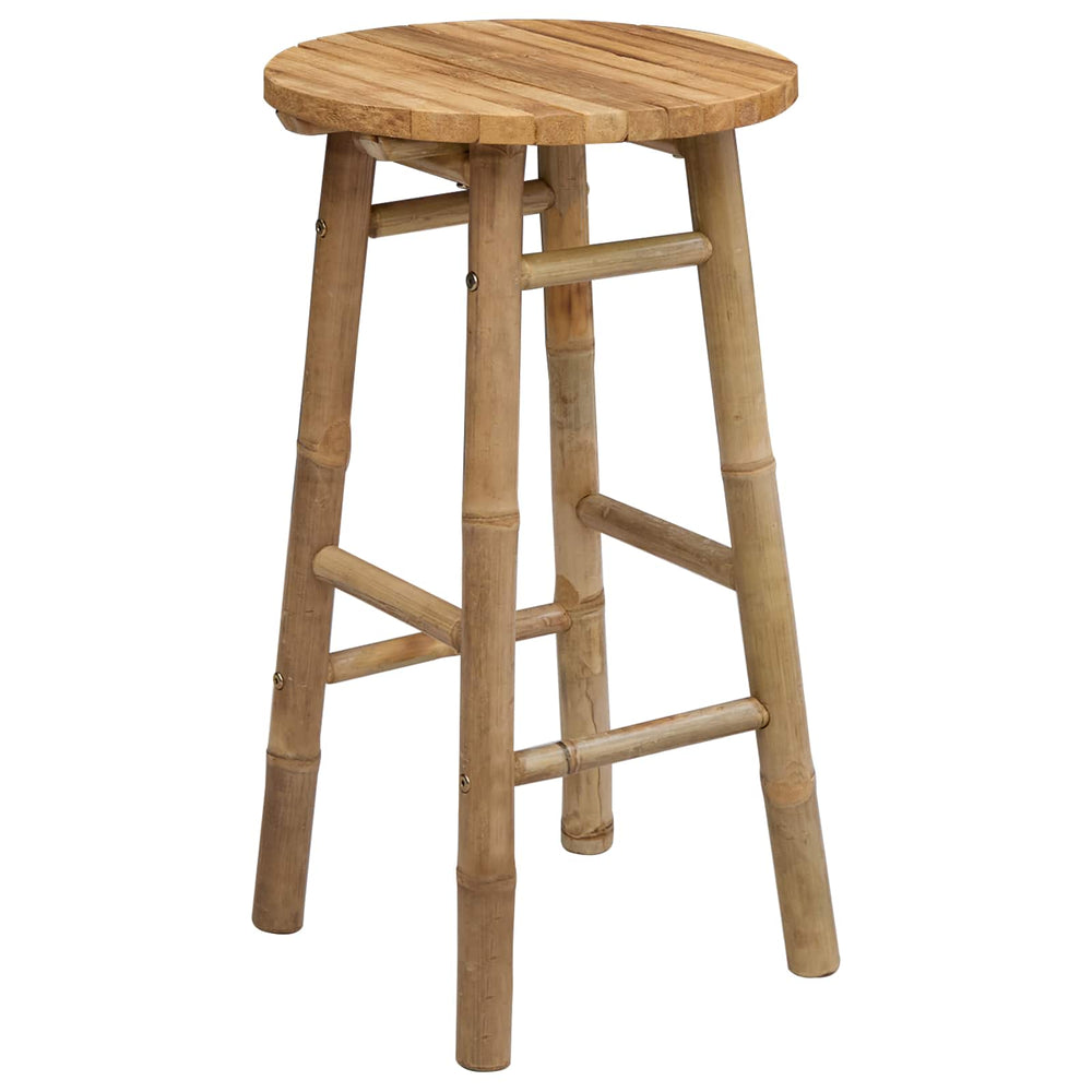 Bambus Gartenhocker Natur