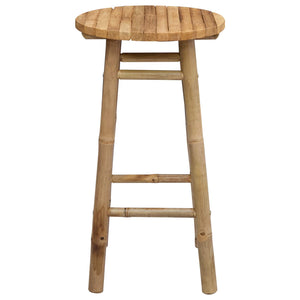 Bambus Gartenhocker Natur