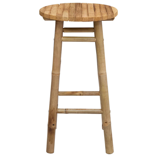 Bambus Gartenhocker Natur