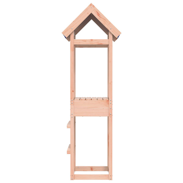 Spielturm Braun Douglasienholz mit Schaukel & Rutsche