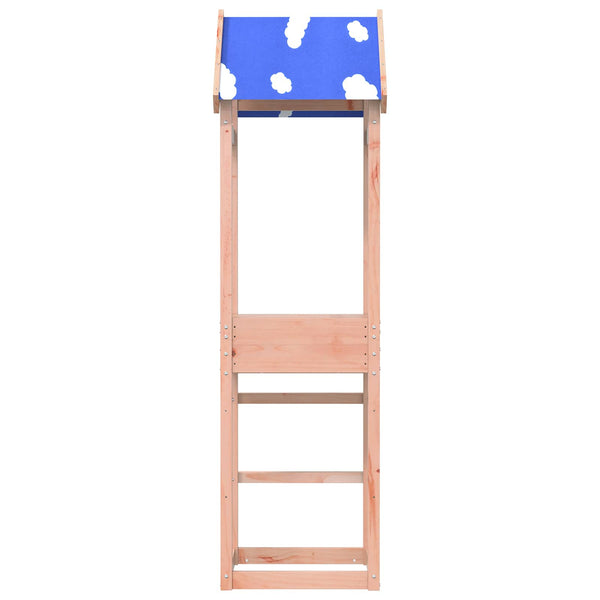 Spielturm Braun Douglasienholz mit Schaukel & Rutsche