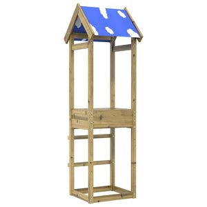 Spielturm Braun Imprägniertes Holz