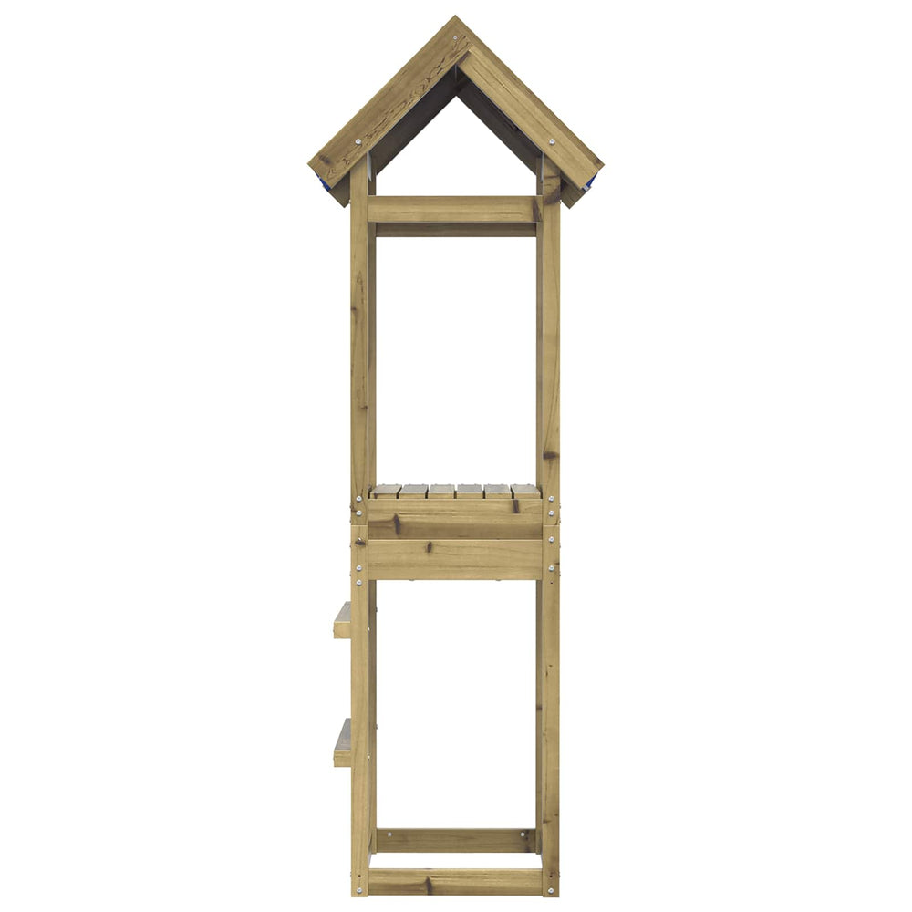 Spielturm Braun Imprägniertes Holz