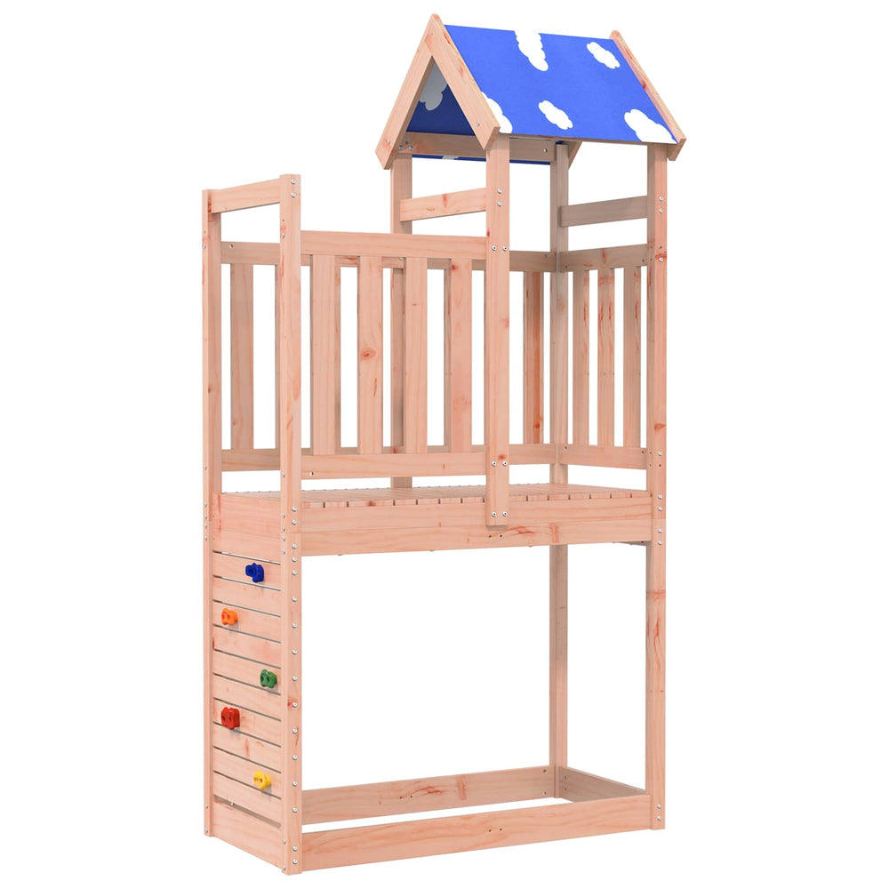 Spielturm Braun Douglasienholz 110,5x52,5x215cm