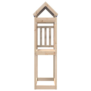 Spielturm Braun Kiefernholz 52,5x110,5x215cm