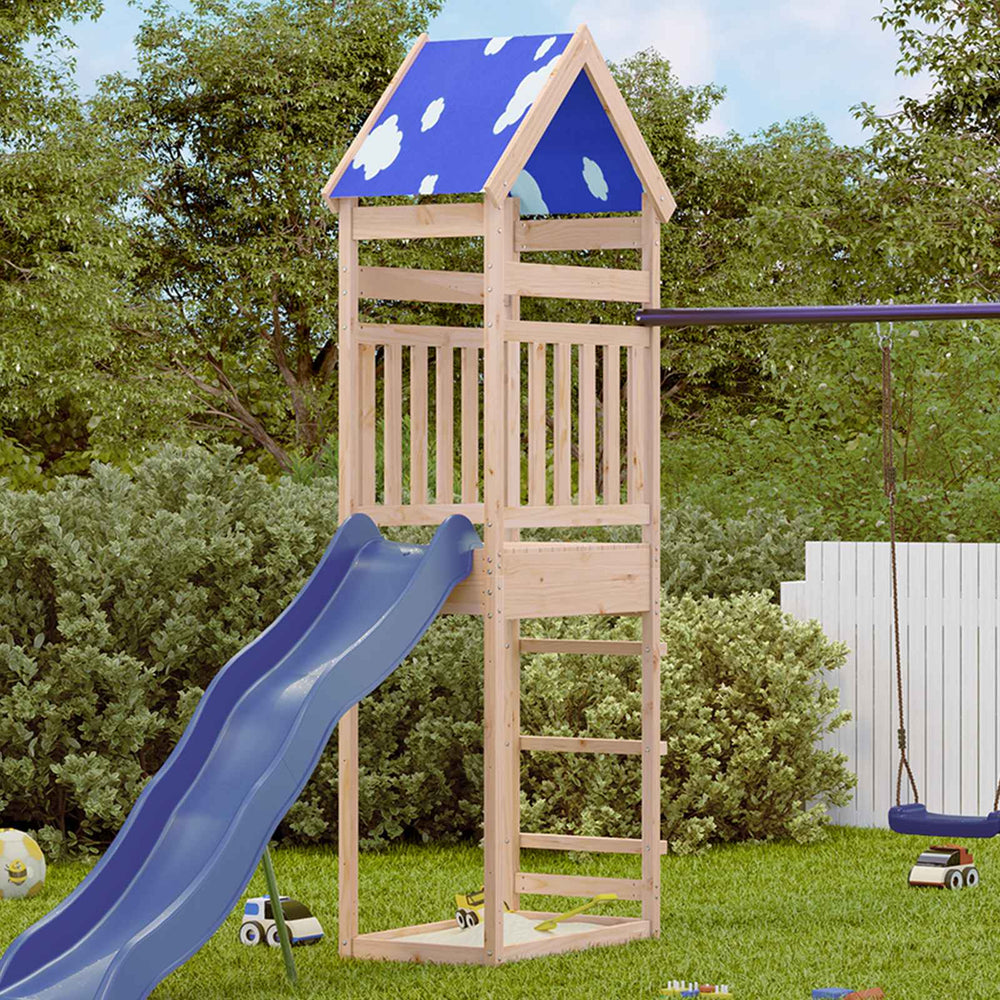 Spielturm Braun Kiefernholz 265 cm