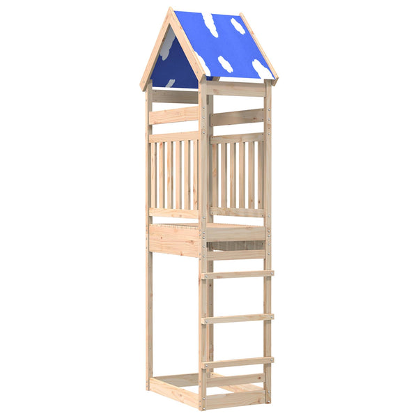 Spielturm Braun Kiefernholz 265 cm