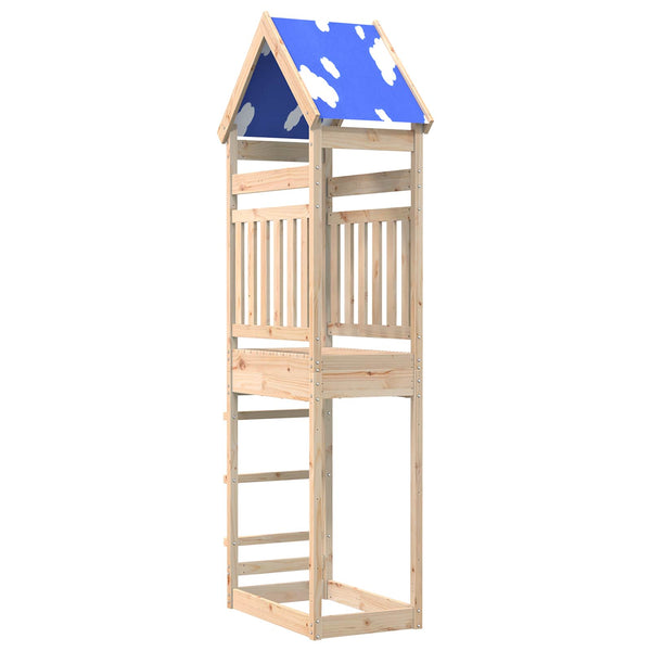 Spielturm Braun Kiefernholz 265 cm