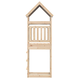 Spielturm Braun Kiefernholz 265 cm