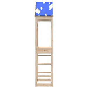 Spielturm Braun Kiefernholz 265 cm
