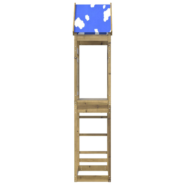 Spielturm Braun Imprägniertes Holz