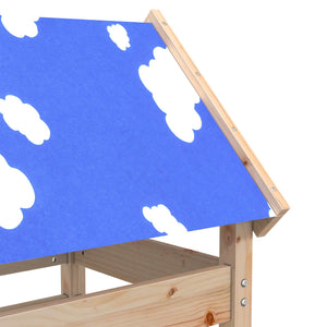 Spielturm Braun Kiefernholz 85x52,5x239cm