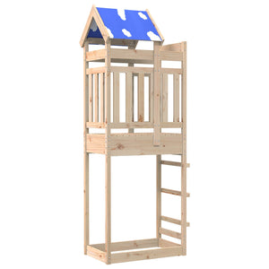 Spielturm Braun Kiefernholz 85x52,5x239cm