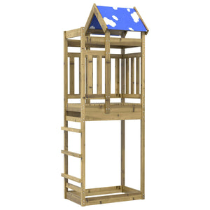Spielturm Braun Imprägniertes Holz