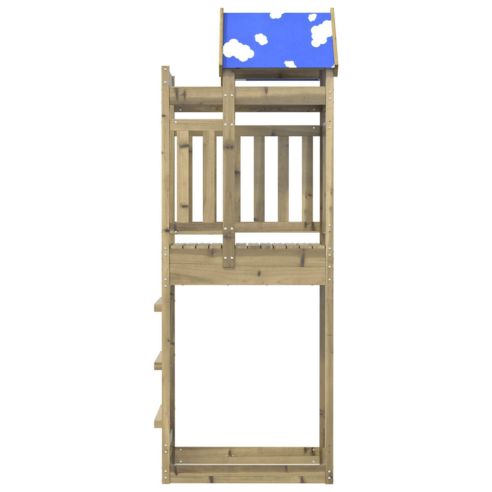 Spielturm Braun Imprägniertes Holz