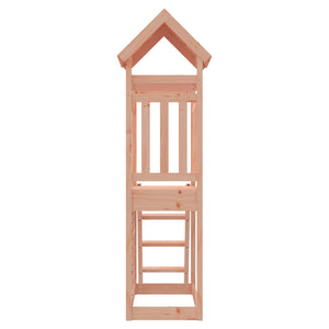Spielturm Braun Douglasienholz mit Rutsche