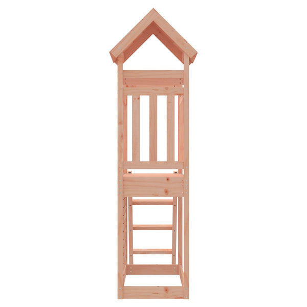Spielturm Braun Douglasienholz mit Rutsche