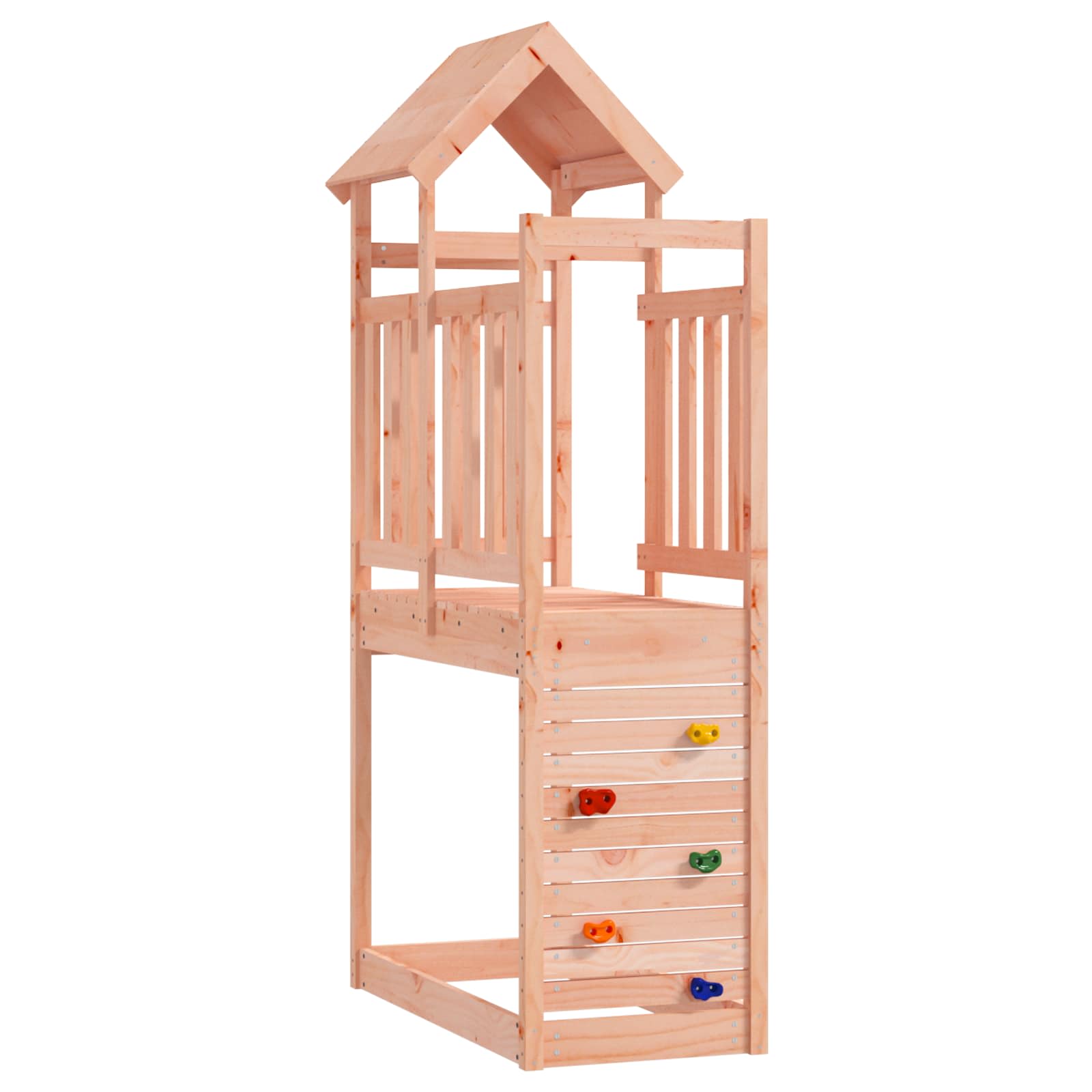 Spielturm aus Douglasienholz, Braun, 214 cm