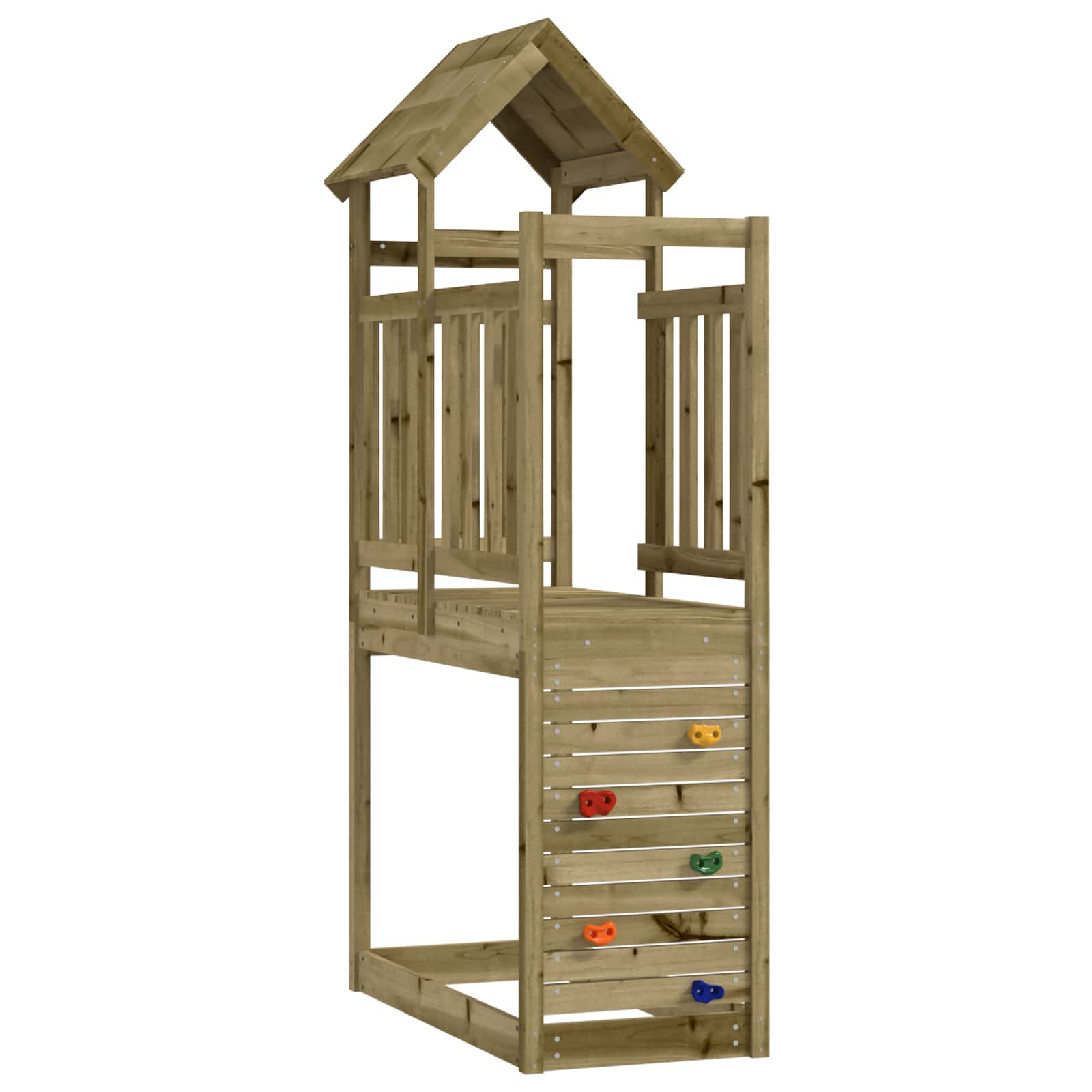Spielturm Braun Imprägniertes Holz
