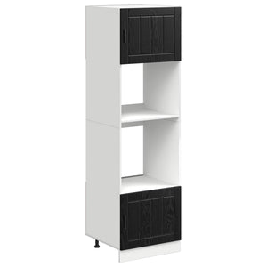 Küchenschrank Schwarz Eiche 60x57x207 cm