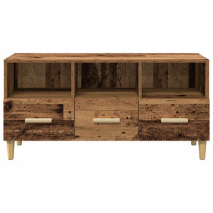 vidaXL Meuble TV en bois de récupération 102 x 36 x 50 cm Bois d'ingénierie