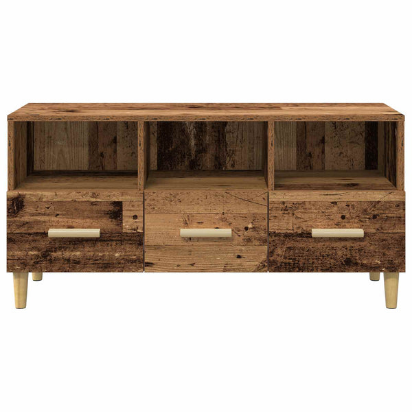 vidaXL Meuble TV en bois de récupération 102 x 36 x 50 cm Bois d'ingénierie