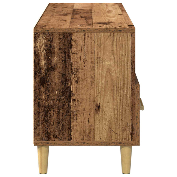 vidaXL Meuble TV en bois de récupération 102 x 36 x 50 cm Bois d'ingénierie