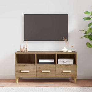 vidaXL Meuble TV artisanat Chêne 102 x 36 x 50 cm Bois d'ingénierie