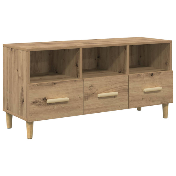 vidaXL Meuble TV artisanat Chêne 102 x 36 x 50 cm Bois d'ingénierie