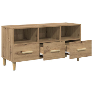 vidaXL Meuble TV artisanat Chêne 102 x 36 x 50 cm Bois d'ingénierie