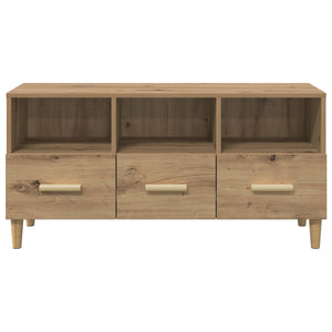 vidaXL Meuble TV artisanat Chêne 102 x 36 x 50 cm Bois d'ingénierie