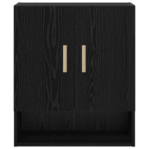 Wandschrank Schwarz Eiche 60x31x70cm