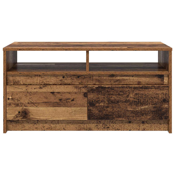 Couchtisch Altholz mit Schubladen 90x50 cm