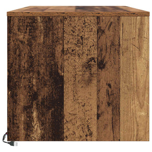 Couchtisch Altholz mit Schubladen 90x50 cm