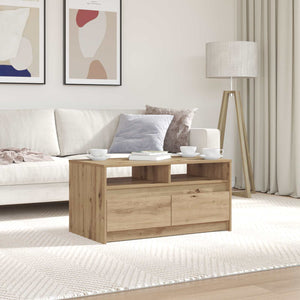 Couchtisch Eiche Optik 90x50 cm