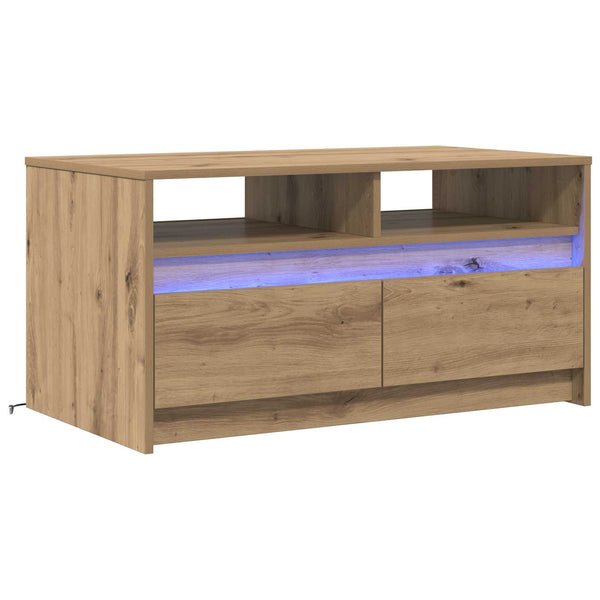 Couchtisch Eiche Optik 90x50 cm