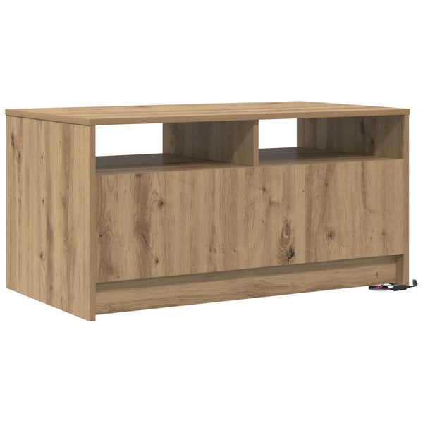 Couchtisch Eiche Optik 90x50 cm