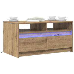 Couchtisch Eiche Optik 90x50 cm
