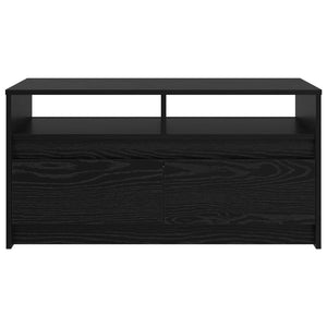 Couchtisch Schwarz Eichenoptik 90x50 cm
